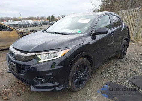 2021 Honda Hr-V Awd Sport z USA, uszkodzony, nr VIN 3CZRU6H1XMM746500
